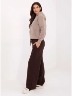 Tepláky RV DR A590.08 tmavě hnědé