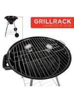 KULOVÝ ZAHRADNÍ GRIL REX STEEL 46CM S POPELNÍKEM