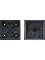 SIERRA SQUARE BETON EFFECT POND 39x39 ANTHRACITE dětské