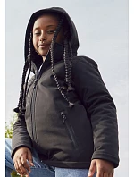 Clique Padded Hooded Softshell Junior Dětská zateplená softshellová bunda s kapucí 67.0906 black Clique Padded Hooded Softshell Junior Dětská zateplená softshellová bunda s kapucí 67.0906 black