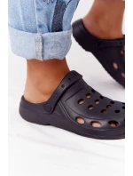 Dámské Nazouváky Černé Pěnové Crocsy EVA