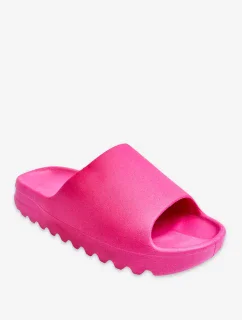 Módní pantofle na platformě Fuchsie Estella