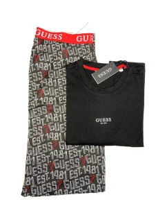 Pánské pyžamo U1BX01JR018 - P59S - Tmavě modrá - Guess