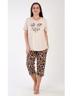 Dámské pyžamo kapri Beautiful Dámské pyžamo kapri Beautiful