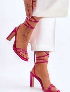 Sandály na šněrování model 179621 Step in style