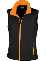 Result R 232F Dámská 2-vrstvá softshell vesta "Printable" 30.232F black/orange Result R 232F Dámská 2-vrstvá softshell vesta "Printable" 30.232F black/orange