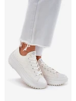 Dámské Tenisky S Vyšíváním Na Platformě Lee Cooper LCW-25-31-3465L Bílé