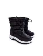 Dětské Sněhule On Slider Big Star KK374235 Černe