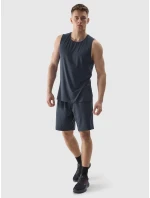 Pánské sportovní rychleschnoucí šortky 4F - denim Pánské sportovní rychleschnoucí šortky 4F - denim