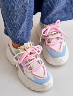 Dámské tenisky na masivní podrážce vícebarevné Nevela