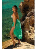 Dámské dvoudílné plavky Mykonos 1 S936MN2 zelené se vzorem - Self Dámské dvoudílné plavky Mykonos 1 S936MN2 zelené se vzorem - Self