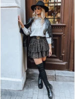 Dámský oversize svetr SKYLARK šedý FashionStreet MY2130 Dámský oversize svetr SKYLARK šedý FashionStreet MY2130