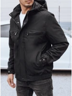 Pánská přechodná bunda černá FashionStreet TX5031