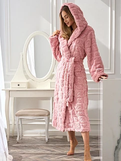 L&L 2554 Valentine dlouhý S-2XL dámský župan