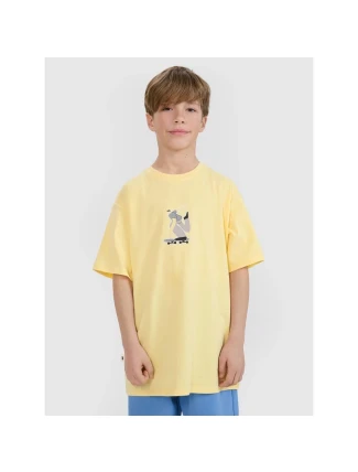 Chlapecké tričko s potiskem 4F 4FJRSS25TTSHM2641-73S