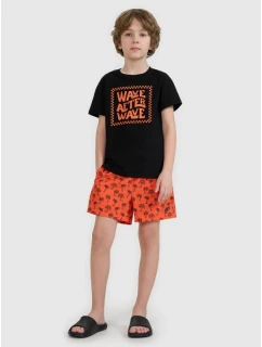 Chlapecké plážové šortky boardshorts 4F 4FJRSS25UBDSM183-70S