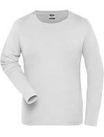 Daiber JN 1803 Dámské pracovní elast. tričko - Solid 02.1803 white