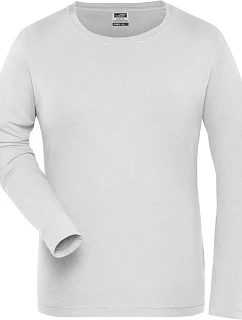 Daiber JN 1803 Dámské pracovní elast. tričko - Solid 02.1803 white