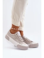 Dámské tenisky na tlusté podrážce Lee Cooper LCW-24-31-2178 šedé