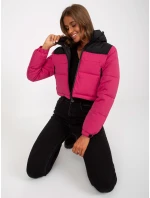 Dámská bunda NM KR D2 3825 73P černá a červená