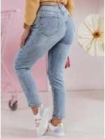 FLORENSSO modré dámské džíny slim fit kalhoty FashionStreet UY2467