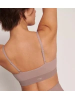 Dámská podrpsenka EVER Infused Aloe Bralette - PURPLE - sv. hnědá 6116 - SLOGGI