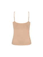 Dámské tílko GO Sense Spaghetti Top - BROWN - béžové 1195 - SLOGGI