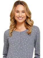 Noční košile 4129 grey plus - Doctornap Noční košile 4129 grey plus - Doctornap