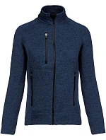 Kariban K 9107 Dámská melanžová pletená fleecová bunda 20.9107 navy melange Kariban K 9107 Dámská melanžová pletená fleecová bunda 20.9107 navy melange