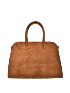 Dámská shopper taška z ECO semiše Big Star – hnědá