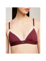 Dámská podprsenka UW0UW04750 VLP vínová - Tommy Hilfiger Dámská podprsenka UW0UW04750 VLP vínová - Tommy Hilfiger