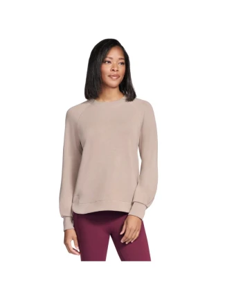 Skechers Skechluxe Elevate Crewneck LT152-TPBR Beige L