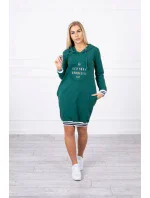 Tmavě zelené šaty Brooklyn
