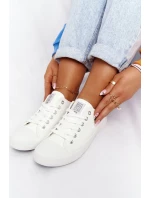 Dámské Kozene Tenisky Big Star Bílé V274869
