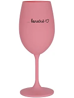 ...KONEČNĚ - růžová sklenice na víno 350 ml ...KONEČNĚ - růžová sklenice na víno 350 ml