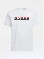 Pánské tričko s krátkým rukávem U0BA47K6YW1 - TWHT bílá - Guess Pánské tričko s krátkým rukávem U0BA47K6YW1 - TWHT bílá - Guess