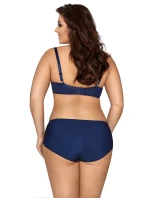 Dámská podprsenka V-9341 Tmavě modrá vzor - Axami