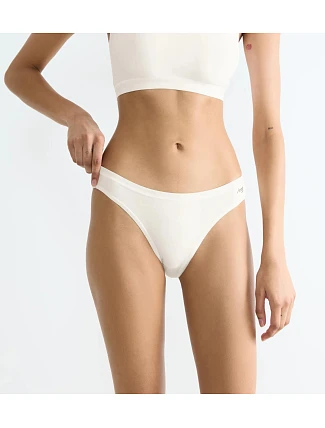 Dámské kalhotky GO Daily Cotton Mini - Silk White - bílé 00GZ - SLOGGI