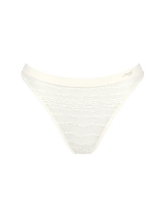 Dámská tanga FREE Evolve String Lace - WHITE - bílé 0003 - SLOGGI