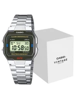 CASIO A163WA-1QES Unisex hodinky + BOX CASIO A163WA-1QES Unisex hodinky + BOX