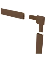 ALU OKENNÍ MOSKYTIÉRA 120X140 HNĚDÁ