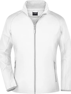 Daiber JN 1129 Dámská 2-vrstvá promo softshellová bunda 02.1129 white/white