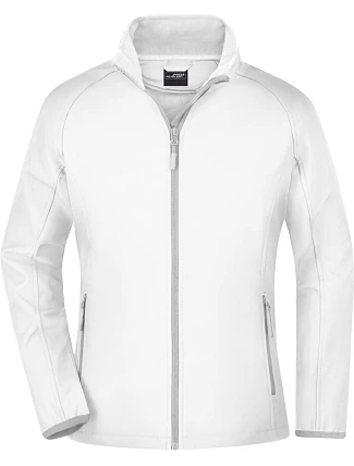Daiber JN 1129 Dámská 2-vrstvá promo softshellová bunda 02.1129 white/white Daiber JN 1129 Dámská 2-vrstvá promo softshellová bunda 02.1129 white/white