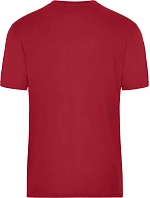 Daiber JN 1808 Pánské pracovní tričko z bio bavlny - Solid 02.1808 red