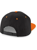 Beechfield B 610C 5 panelová Snapback kontrastní kšiltovka 53.610C black/orange