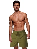 FashionStreet pánské olivové plavecké šortky SX2470