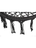 Závěsné sedadlo DRAGON HAMMOCK 80x60 cm tmavě šedé barvy