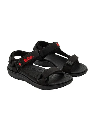 Lee Cooper dámské boty na suchý zip sandály na léto plážové lehké černé dámské