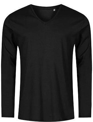 Promodoro 1460 Pánské tričko do V s dl. rukávem - X.O 40.1460 black Promodoro 1460 Pánské tričko do V s dl. rukávem - X.O 40.1460 black