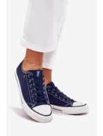 Dámské Nízké Tenisky Big Star DD274A235 Tmavě Modré